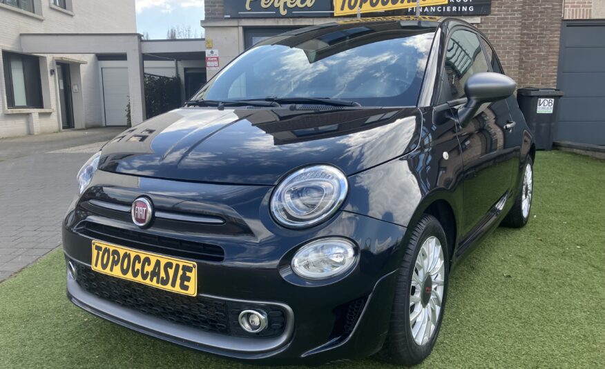 FIAT 500 SPORTUITVOERING-VELE OPTIES-HALF LEDER-50.000 KM
