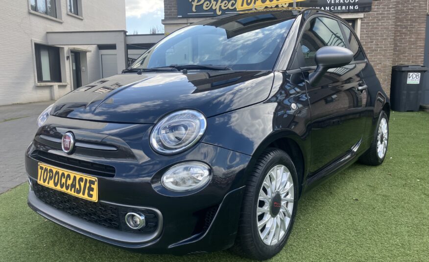 FIAT 500 SPORTUITVOERING-VELE OPTIES-HALF LEDER-50.000 KM