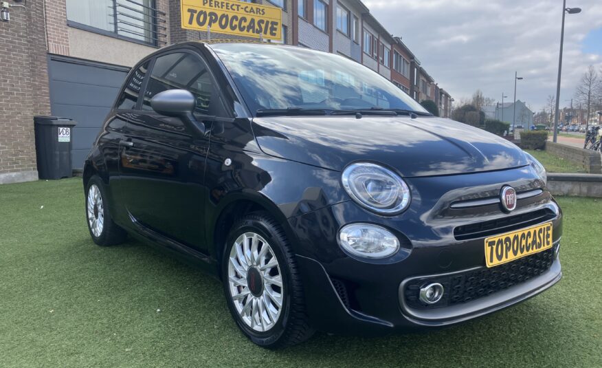 FIAT 500 SPORTUITVOERING-VELE OPTIES-HALF LEDER-50.000 KM